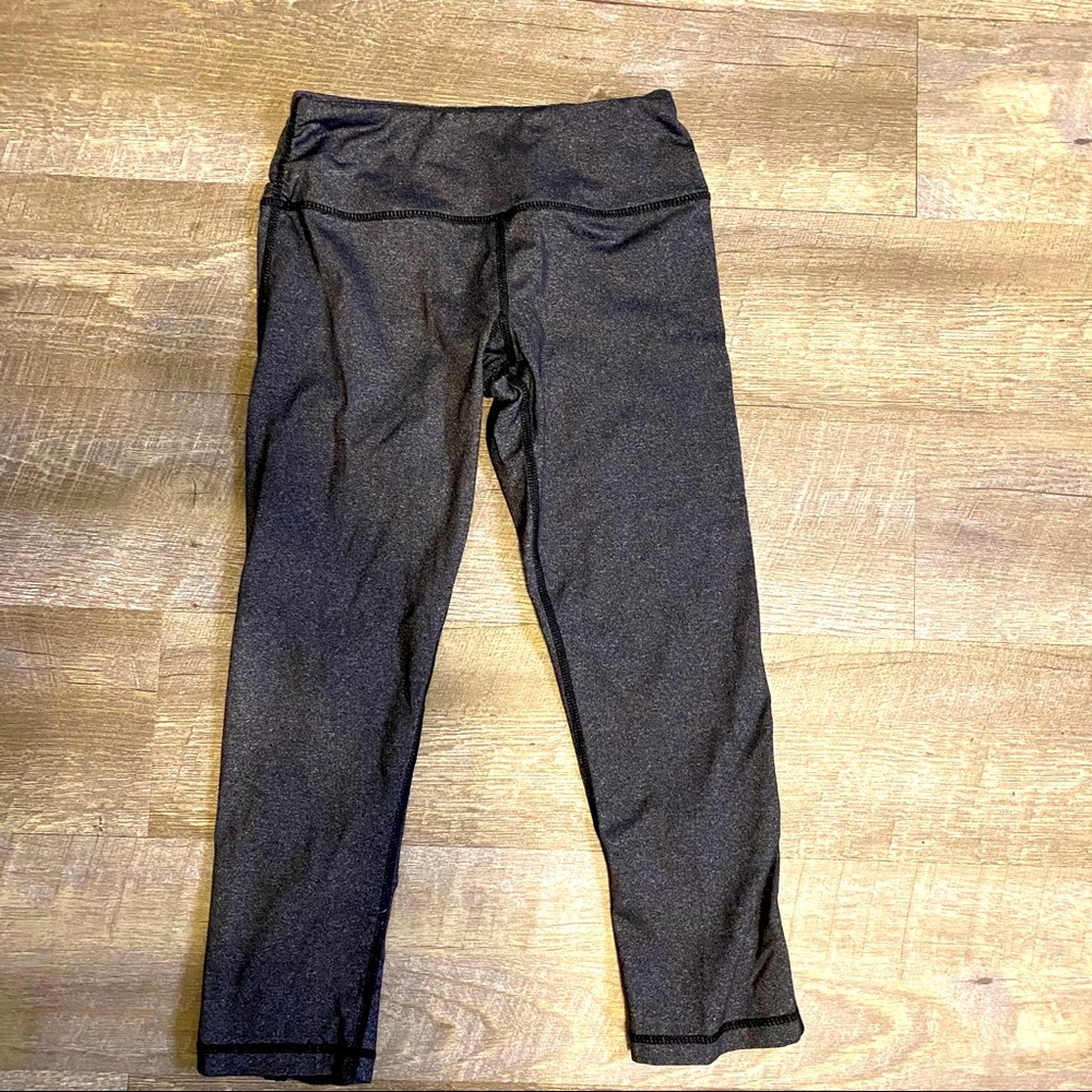 Lululemon Leggings Cropped With Zippers Ruched Sm